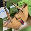 Gucci Dahlia Large Tote Double G Brown Bag