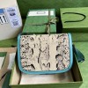 Gucci jacki 1961 snake skin effect shoulder bag