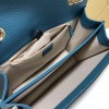 Gucci GG Flap Shoulder Bag On Chain Sapphire Blue 510303