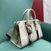 Gucci mini white leather double G bag