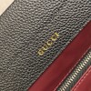 Gucci Zumi grainy leather small top handle bag Black