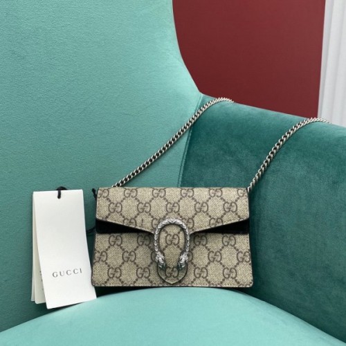 Gucci dionysus super mini black flap bag