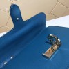 Gucci GG Flap Shoulder Bag On Chain Sapphire Blue 510303