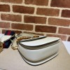 Gucci Bamboo 1947 small top handle white bag