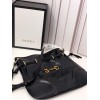 Gucci 1955 Horsebit Messenger Black Bag