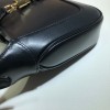 Gucci hobo black leather 19cm