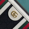 Gucci mini black leather double G bag