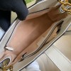 Gucci Dahlia white leather shoulder bag