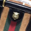 GUCCI RE(BELLE) SUEDE MEDIUM TOP HANDLE BAG ‎516459 BROWN 2018
