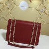 Gucci GG Flap Shoulder Bag On Chain Red 510303