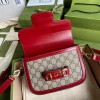 Gucci Horsebit 1955 mini red gg bag