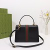Gucci Ophidia small black top handle bag