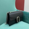 Gucci medium dionysus black leather bag