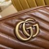 Gucci GG MArmont shoulder bag in brown