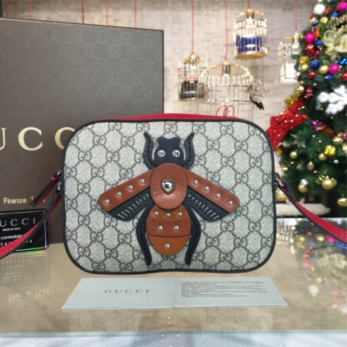 Gucci gg supreme bee shoulder bag 2223