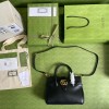 Gucci Dahlia black leather shoulder bag