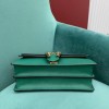 Gucci medium dionysus green leather bag