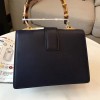 Gucci Dionysus medium top handle bag black/green leather