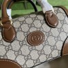 Gucci duffle brown bag with Interlocking G bag