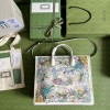 Gucci Tiger Medium Tote Bag White 687827