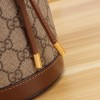 GUCCI GG Small Ophidia Bucket Bag in Brown