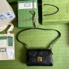 Gucci black medium GG shoulder bag