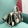 Gucci mini black leather double G bag