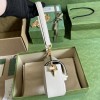 Gucci Horsebit 1955 white shoulder bag