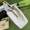 Gucci Jackie 1961 Large Tote White Bag