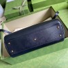Gucci Dahlia black leather shoulder bag