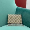 Gucci dionysus super mini black flap bag