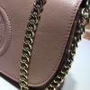 Gucci Interlocking GG Pink Nude Leather