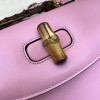 Gucci Bamboo 1947 small top handle pink bag