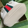 Gucci White Beige Ophidia GG Small Tote