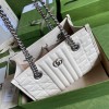 GG Marmont small tote white bag