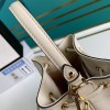 GUCCI GG Small Ophidia Bucket Bag White