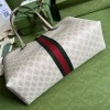 Gucci tote shopping bag beige & white bag
