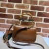 Gucci Bamboo 1947 small top handle brown bag