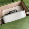 Gucci Horsebit 1955 mini white gg bag