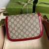 Gucci Horsebit 1955 mini red gg bag