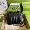 Gucci GG Marmont mini top handle bag in black