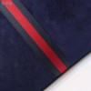 Gucci Rajah Large Suede Navy Tote
