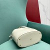 Gucci GG Diana Small Bucket White Leather Bag