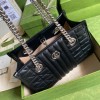 GG Marmont small tote black bag