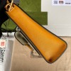 GUCCI Small GG Dahlia White Yellow Shoulder Bag