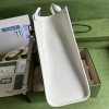 Gucci Tiger Medium Tote Bag White 687827