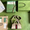 Gucci Ophidia GG mini beige top handle duffle bag