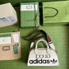 Gucci adidas x Gucci mini duffle white bag