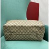 Gucci Ophidia Zip Tote GG Coated Canvas Medium Bag