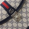 Gucci Ophidia small dark blue top handle bag